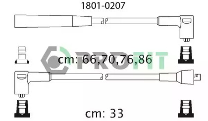 Комплект электропроводки PROFIT 1801-0207