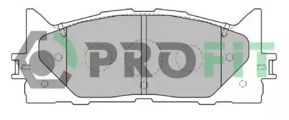 Комплект тормозных колодок PROFIT 5000-2014