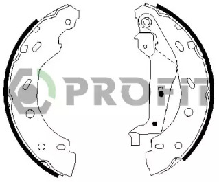 Комлект тормозных накладок PROFIT 5001-0614