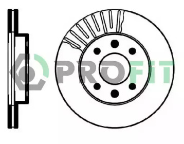 Тормозной диск PROFIT 5010-0158