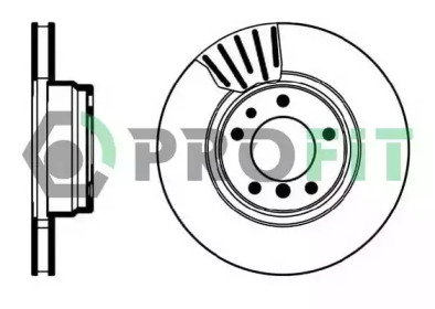 Тормозной диск PROFIT 5010-0624