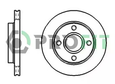 Тормозной диск PROFIT 5010-0766