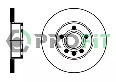 Тормозной диск PROFIT 5010-1011