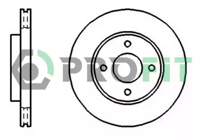 Тормозной диск PROFIT 5010-1072