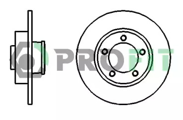 Тормозной диск PROFIT 5010-1498