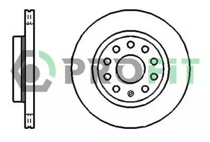 Тормозной диск PROFIT 5010-1504