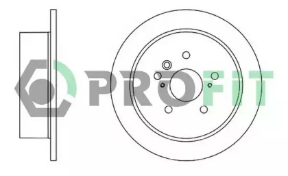 Тормозной диск PROFIT 5010-1545