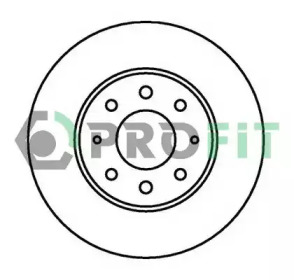 Тормозной диск PROFIT 5010-2005