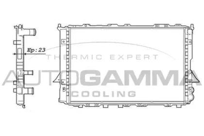 Теплообменник AUTOGAMMA 100056