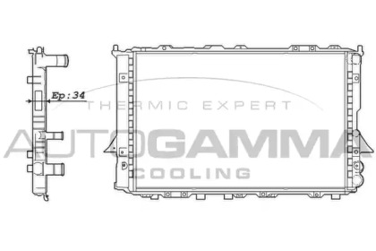 Теплообменник AUTOGAMMA 100057