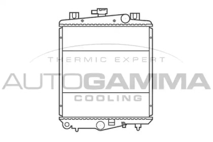 Радиатор, охлаждение двигателя AUTOGAMMA 100139