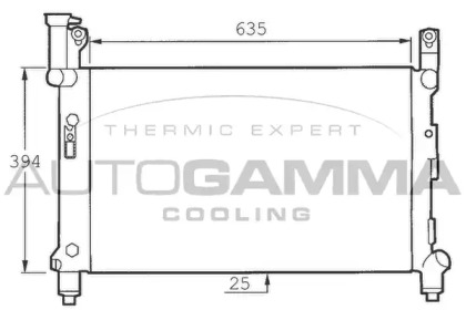 Теплообменник AUTOGAMMA 100142