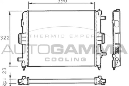 Теплообменник AUTOGAMMA 100149