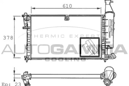 Теплообменник AUTOGAMMA 100156