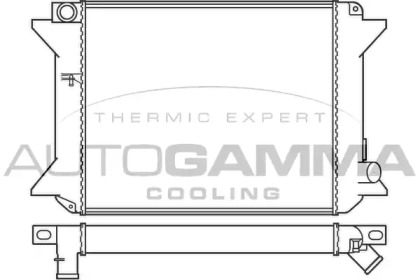 Радиатор, охлаждение двигателя AUTOGAMMA 100171