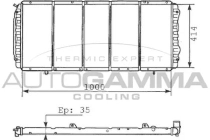 Теплообменник AUTOGAMMA 100192