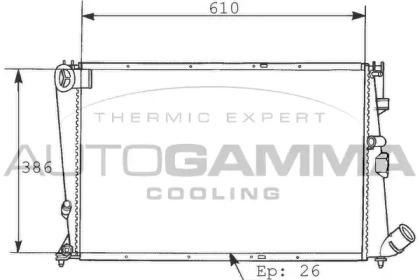 Теплообменник AUTOGAMMA 100209