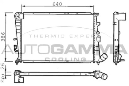 Теплообменник AUTOGAMMA 100218
