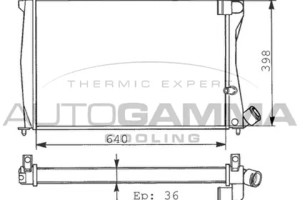 Теплообменник AUTOGAMMA 100220