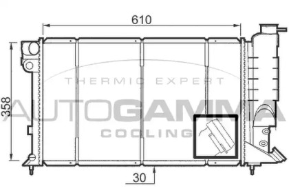 Теплообменник AUTOGAMMA 100228
