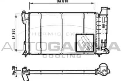 Теплообменник AUTOGAMMA 100229