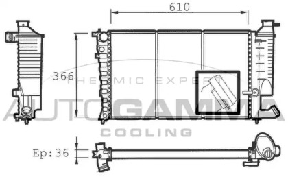 Теплообменник AUTOGAMMA 100230
