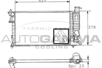 Теплообменник AUTOGAMMA 100233