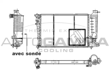 Теплообменник AUTOGAMMA 100236