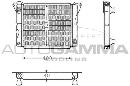 Теплообменник AUTOGAMMA 100237