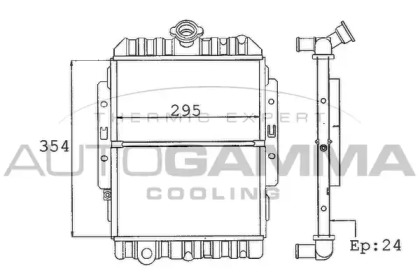 Теплообменник AUTOGAMMA 100244