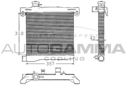 Теплообменник AUTOGAMMA 100247