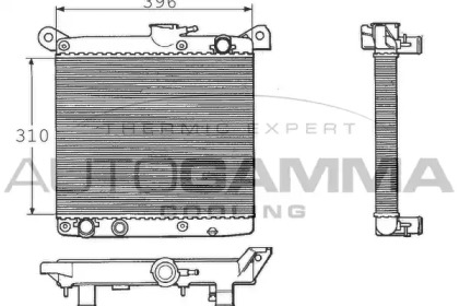 Теплообменник AUTOGAMMA 100249