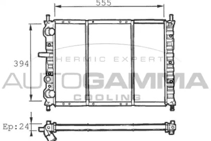 Теплообменник AUTOGAMMA 100262