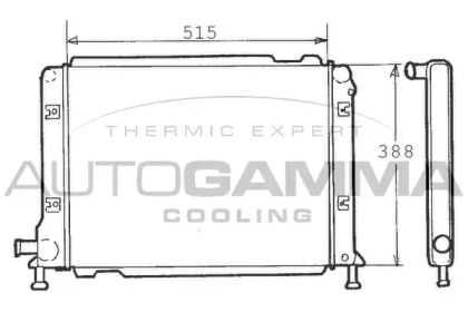 Теплообменник AUTOGAMMA 100272