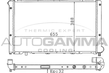 Теплообменник AUTOGAMMA 100277