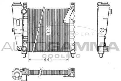 Теплообменник AUTOGAMMA 100284