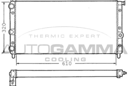 Теплообменник AUTOGAMMA 100285