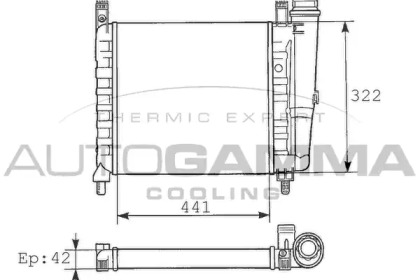 Теплообменник AUTOGAMMA 100286