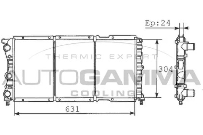 Теплообменник AUTOGAMMA 100295