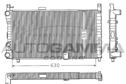 Теплообменник AUTOGAMMA 100297