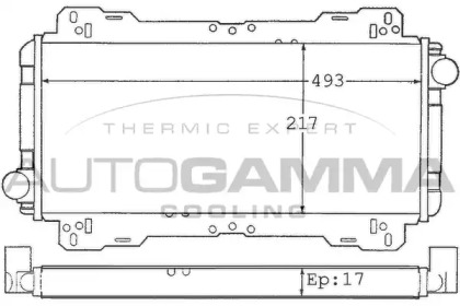 Теплообменник AUTOGAMMA 100334