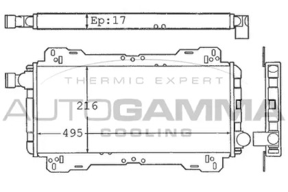 Теплообменник AUTOGAMMA 100335