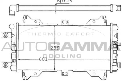 Теплообменник AUTOGAMMA 100337