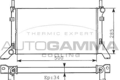 Теплообменник AUTOGAMMA 100338