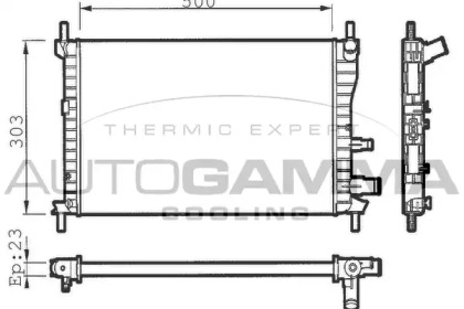 Теплообменник AUTOGAMMA 100356