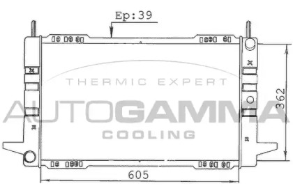 Теплообменник AUTOGAMMA 100365