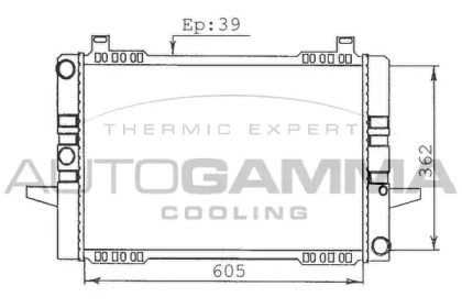 Теплообменник AUTOGAMMA 100378