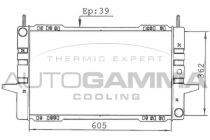 Теплообменник AUTOGAMMA 100387