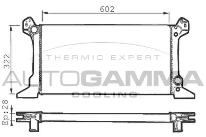 Теплообменник AUTOGAMMA 100392