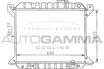 Теплообменник AUTOGAMMA 100400